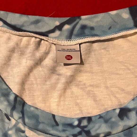 Colorful Cat Print Long Sleeve Tunic Top Size 3XL – Whimsical Oversized Shirt - Picture 4 of 6